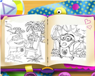 Minions coloring book minion jtkok